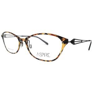 Aspire Passionate Brown Jaguar 53-16-140mm Eyeglasses FRAMES ONLY -NEW CONDITION